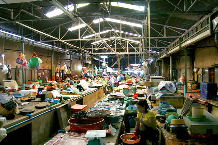 Old market in Siem Reap